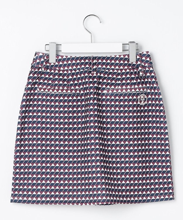 23区GOLF 【WOMEN】フラッグ総柄プリントストレッチスカート レッド系5