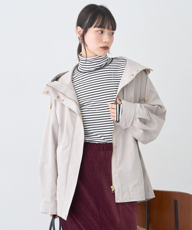 earth music&ecology マルチウェイマウンテンパーカー Beige