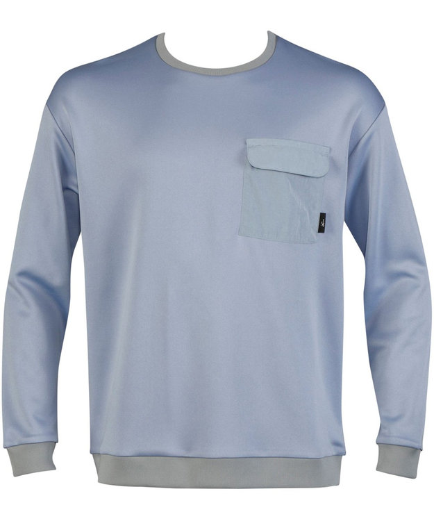 CW-X 【UNISEX】 CW-X プルオーバー スポーツ 長袖 Uネック ユニセックス トップス DLR159 /ワコール ライトブルー