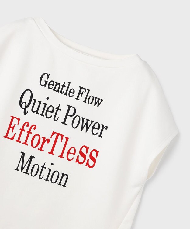 GRACE CONTINENTAL ルーズロゴTシャツ ホワイト