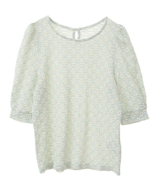 earth music&ecology ＳＥＴ２点フラワープルオーバー＋チュールビスチェ Mint