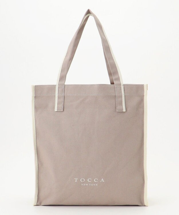 TOCCA 【WEB限定＆一部店舗限定】STRADA CANVAS TOTE L トートバッグ L [新色]グレージュ系