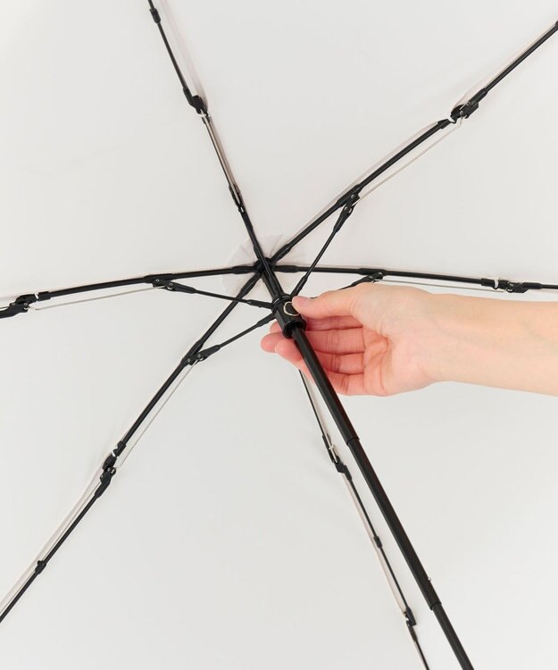 MOONBAT 【超撥水】フロータス (FLO(A)TUS) 折りたたみ傘 無地 UV 55cm オフホワイト