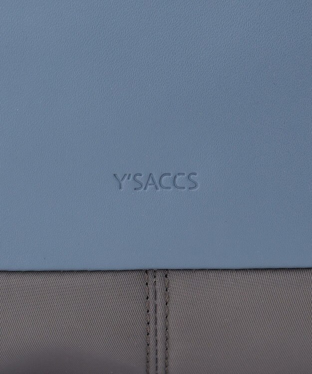 Y'SACCS 【ムック本掲載】ブロックモチーフリュックサック ブルー【web限定カラー】