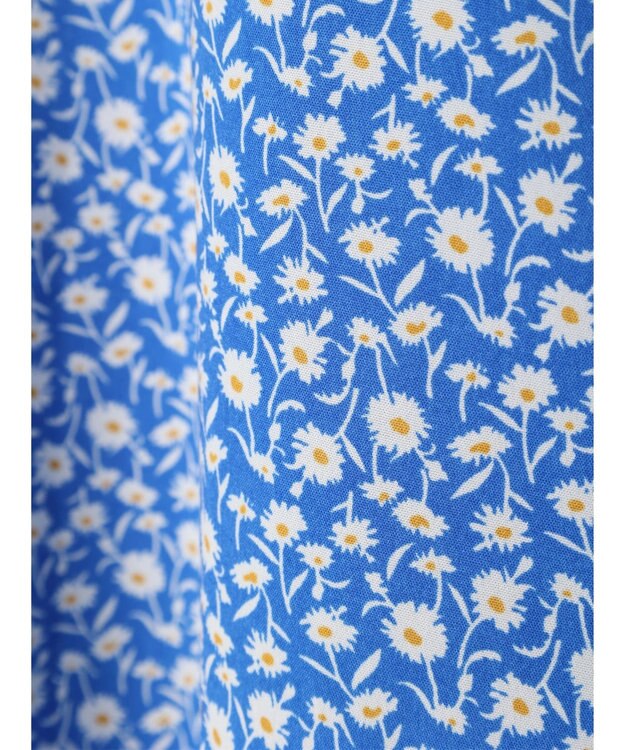 earth music&ecology ちょっとレトロなワンピース Blue