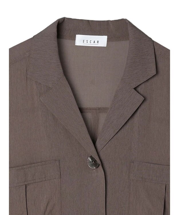 Green Parks ■ＥＳＣＡＲ　シアーミリタリージャケット Charcoal Gray