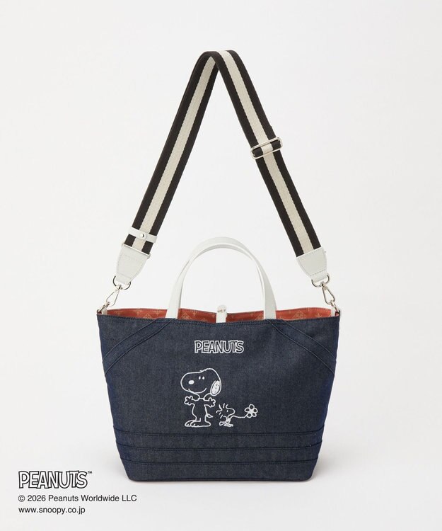 russet 《PEANUTS×russet》リバーシブルトートバッグ(CE-1744) Indigo