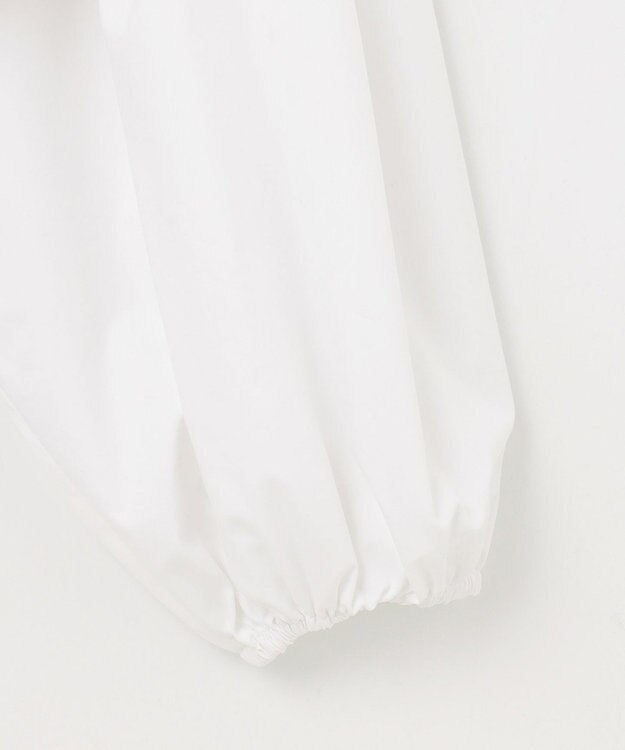 #Newans ウエストリボンショートブラウス ホワイト