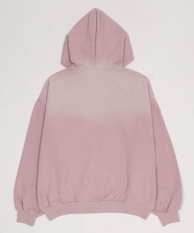 WEGO 【ユニセックス着用ITEM】グラフィックZIPパーカー ピンク