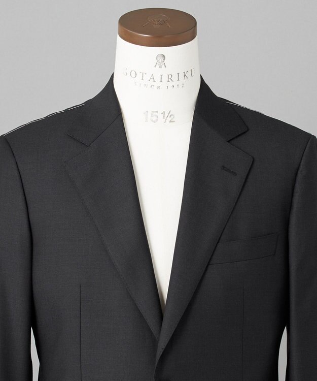 GOTAIRIKU シワになりにくい【御幸毛織/みゆきけおり】Superior160s  3ピーススーツ（グレー） グレー系