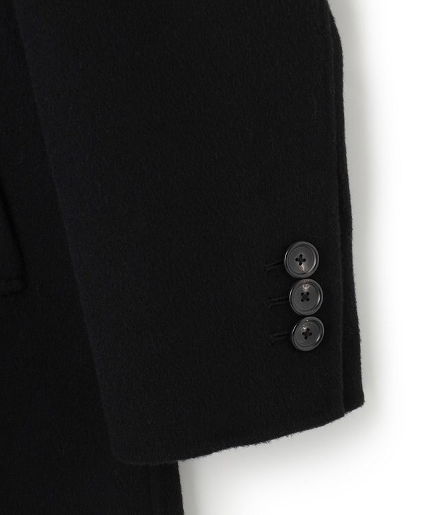 JOSEPH HOMME DOUBLE FACE CASHMERE  BALMACHAN COAT ブラック系