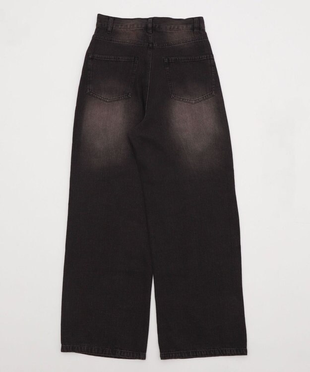 WEGO レースアップデニムパンツ ブラック