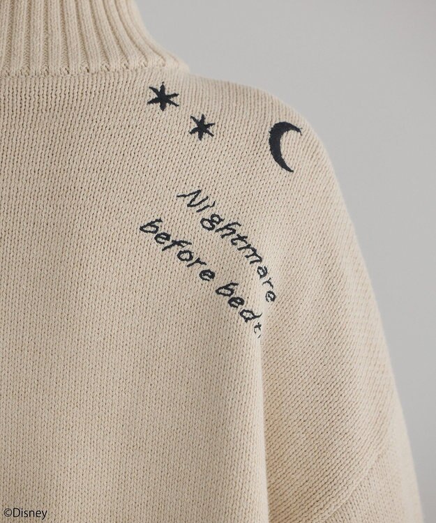 earth music&ecology ナイトメア／ダブルジップニットカーディガン Ecru