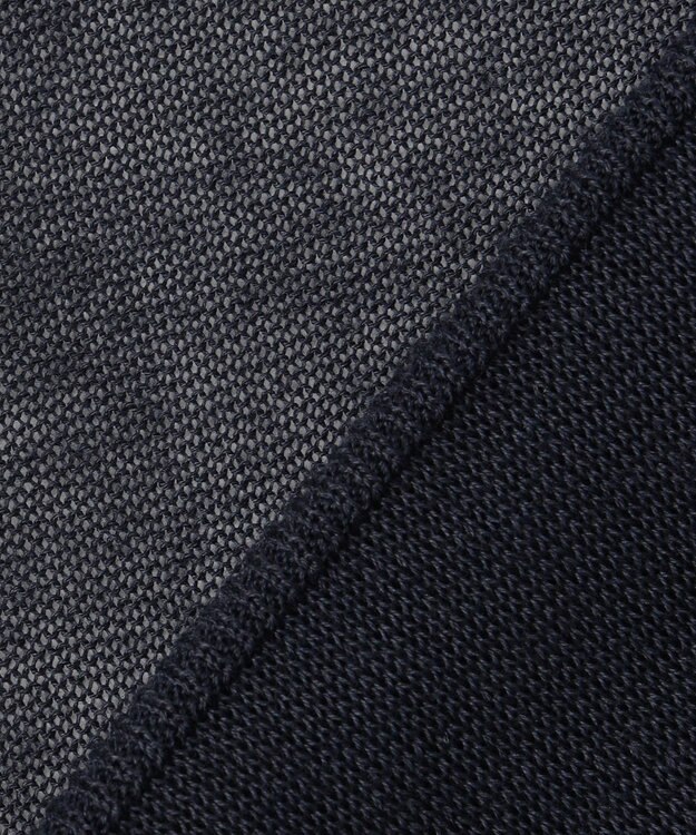 自由区 L 【アンサンブル対応・洗える】ドライシアーファインゲージ カーディガン ネイビー