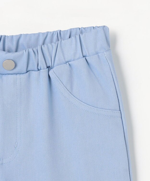 組曲 KIDS 【110-140㎝】ティアードデニムパンツ サックスブルー