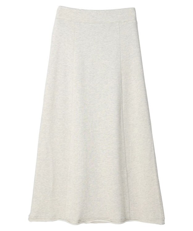 CRAFT STANDARD BOUTIQUE カットオフＡライン裏毛スカート Oatmeal