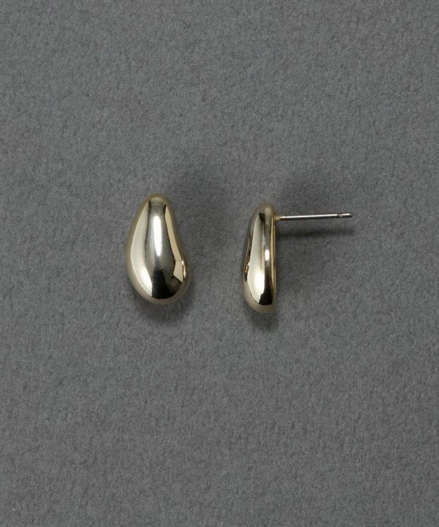 Phoebe 〈金属アレルギー対応〉パフメタルピアス　ゴールド/ニッケルフリー ゴールド