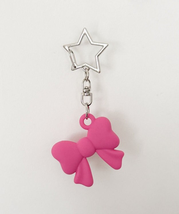 WEGO リボンリップチャーム Sピンク