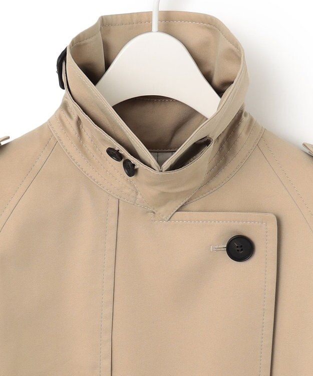 ICB L 【撥水加工】ＴＣシャンブレーツイル トレンチコート ベージュ系