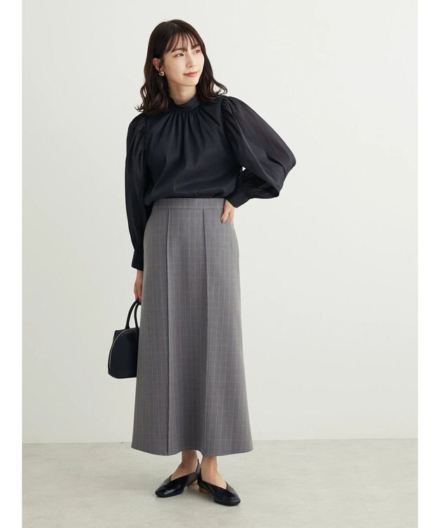 Green Parks ・ＥＬＥＮＣＡＲＥ　ＤＵＥ　バックリボンブラウス Black