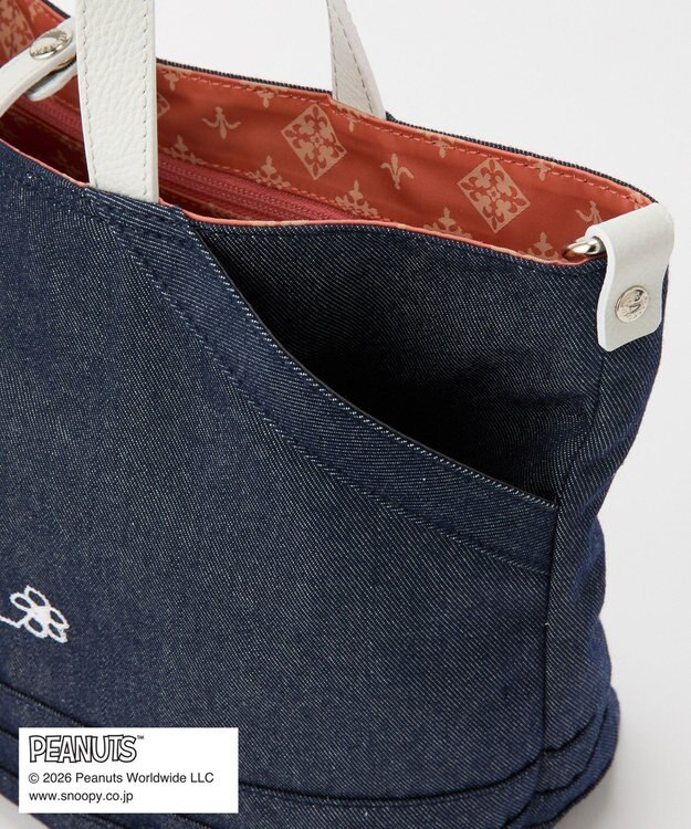 russet 《PEANUTS×russet》リバーシブルトートバッグ(CE-1744) Indigo