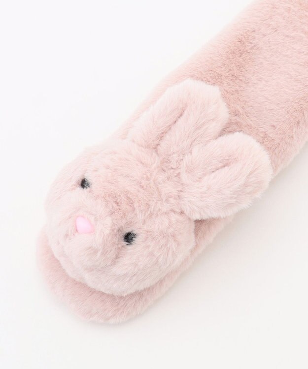 ANY KIDS アニマルマフラー ピンク（ウサギ）