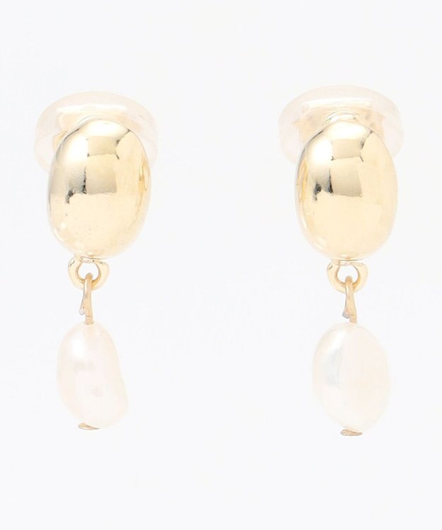 組曲 淡水パールスウェイ イヤリング ゴールド系