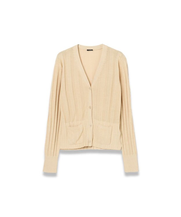 JOSEPH 【WEB&OUTLET限定・洗える】テクスチャードレーヨン　カーディガン Ecru