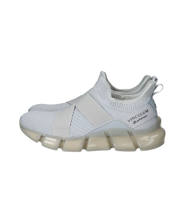 Bridget Birkin 【VINCULUM】エラスティックコラボスニーカー ライトグレー雑材