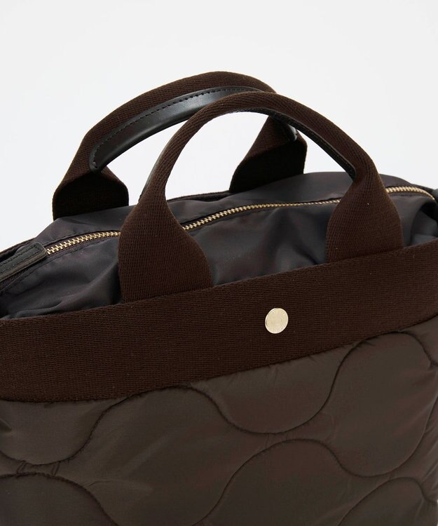 TOPKAPI 【Breath TOPKAPI】RIPPLE リプル キルティング B5 トートバッグ / 撥水 / 軽量 ブラウン