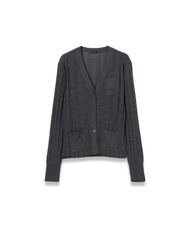JOSEPH 【WEB&OUTLET限定・洗える】テクスチャードレーヨン　カーディガン Slate