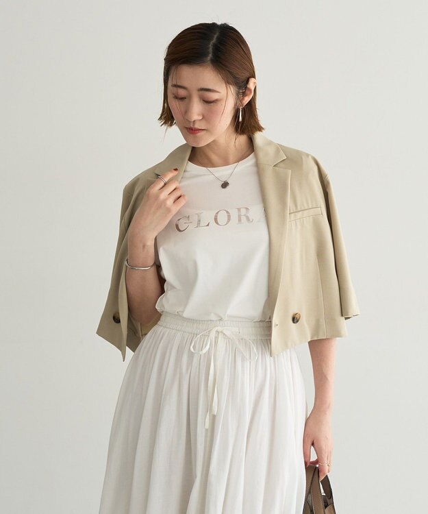 YECCA VECCA 【接触冷感】ロゴTee Silver