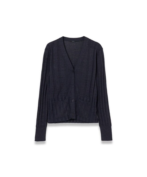 JOSEPH 【WEB&OUTLET限定・洗える】テクスチャードレーヨン　カーディガン Navy