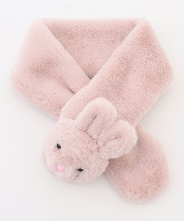 ANY KIDS アニマルマフラー ピンク（ウサギ）