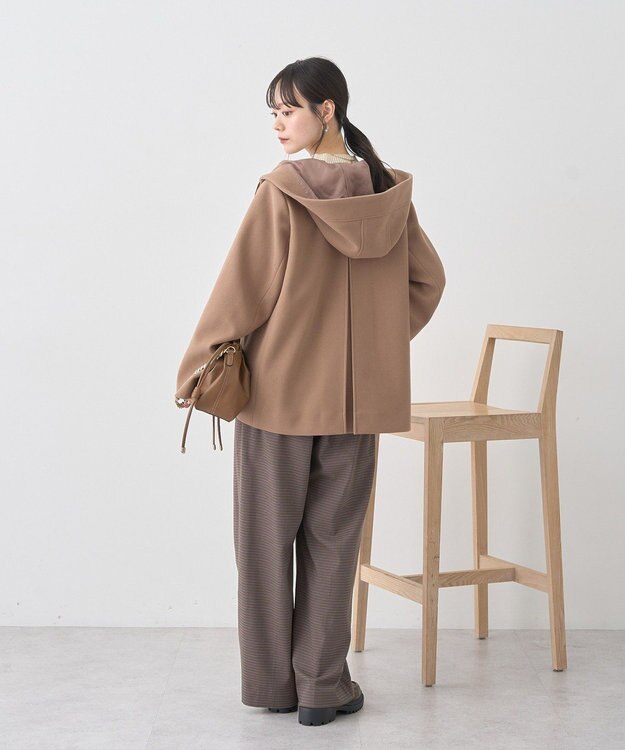 earth music&ecology 【2WAY】ウエストタブタックパンツ Check