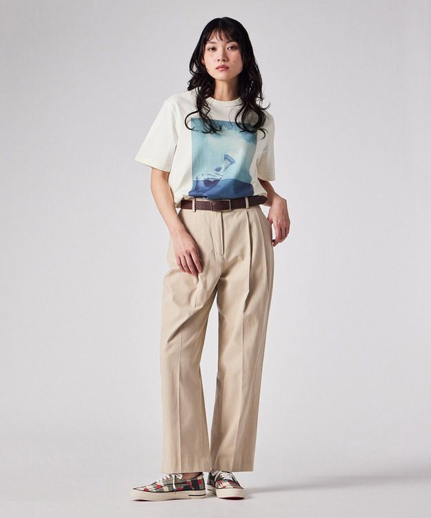 Paul Smith Paul Smith Loves Barbour Scoop Tシャツ オフホワイト