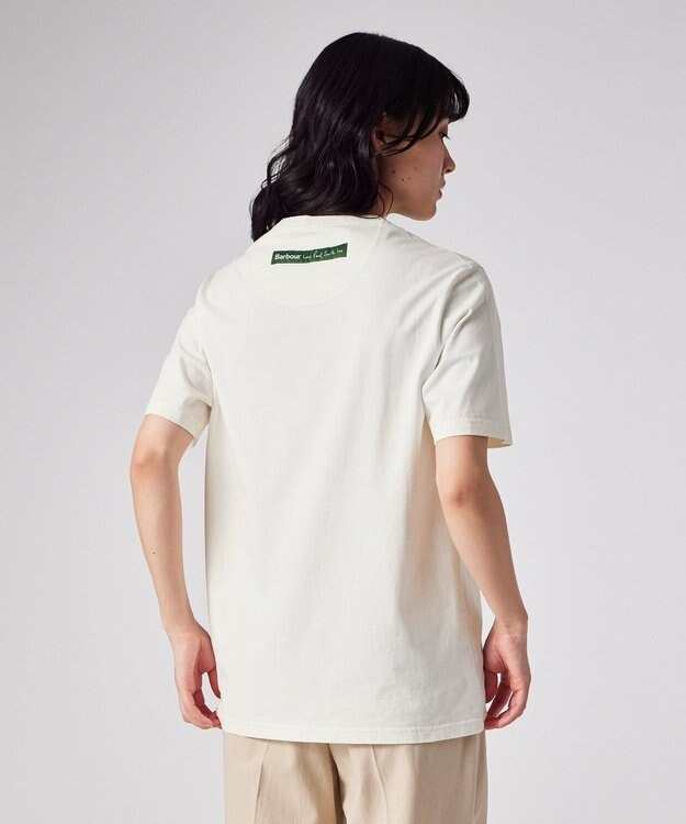 Paul Smith Paul Smith Loves Barbour Scoop Tシャツ オフホワイト