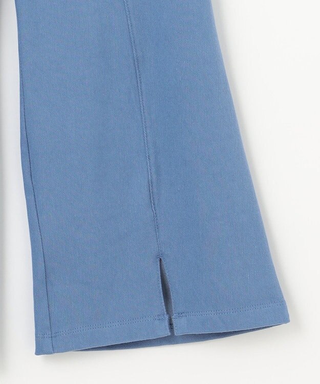 組曲 KIDS 【150-160㎝】フレアーデニムニット パンツ サックスブルー系