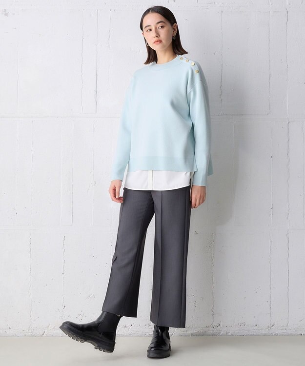 UNFILO シャツコンビレイヤードTシャツ オフ