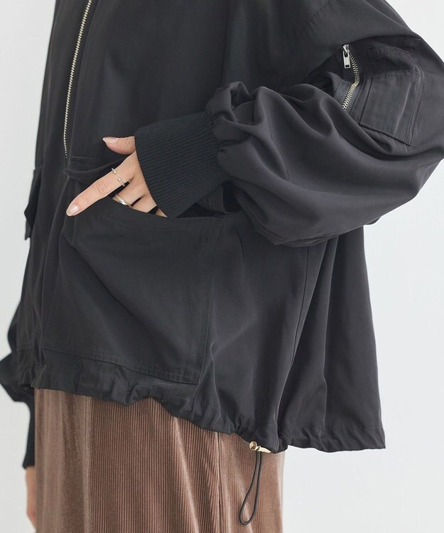 earth music&ecology アウトポケットＭＡ－１ Black