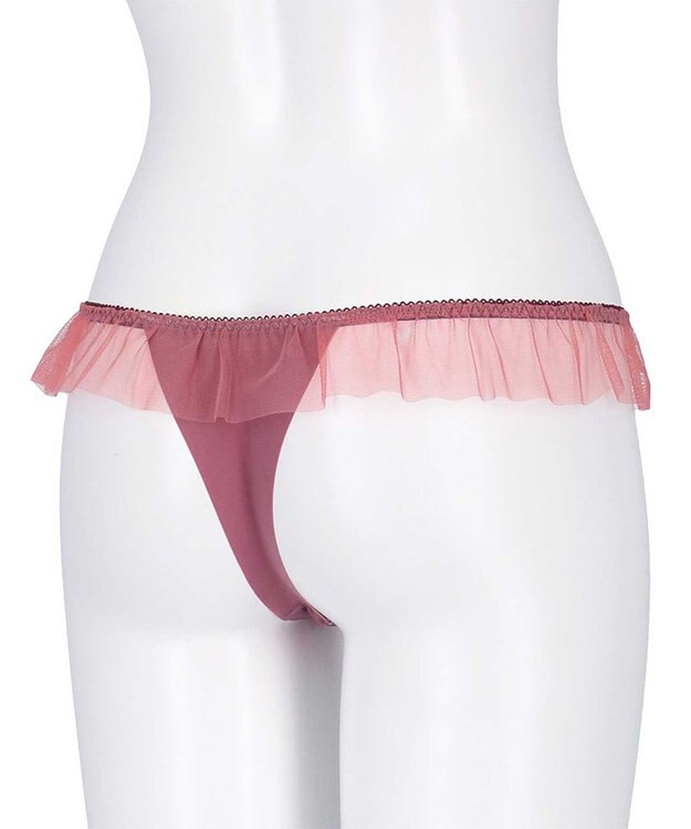 AMPHI Ｔバックショーツ 【BRAGENIC ブラジェニック 脇高細見えタイプ】BMI353とペア フリーなカッティング(バック) ソング ショーツ PMI553 アンフィ／ワコール ロマンピンク