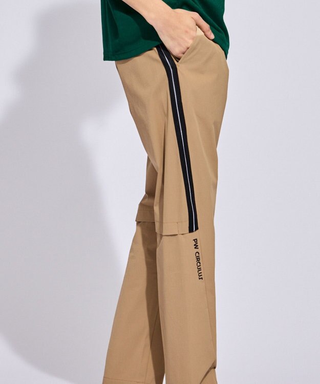 PW CIRCULUS 【MEN】サイドベンチレーションテーパードパンツ 2026年モデル ゴルフ ベージュ系