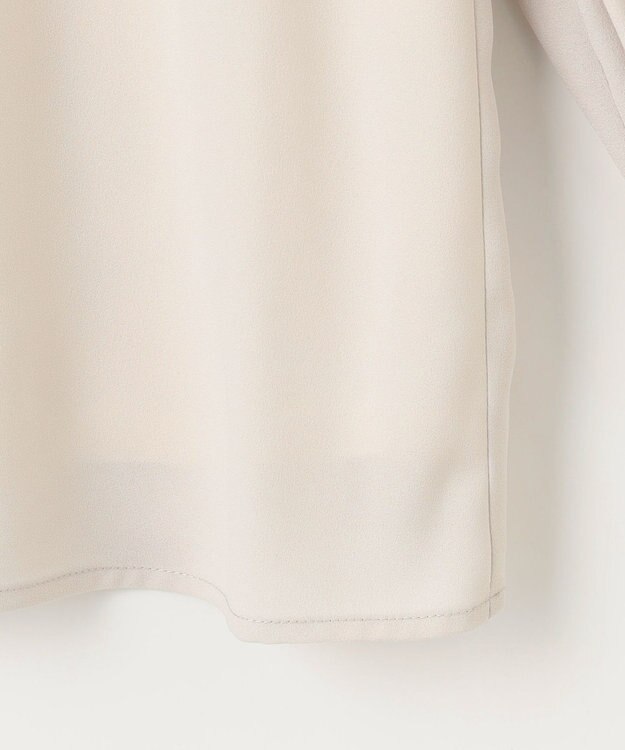 ANY 【洗濯機可/2WAY】プリーツスリーブブラウス ベージュ