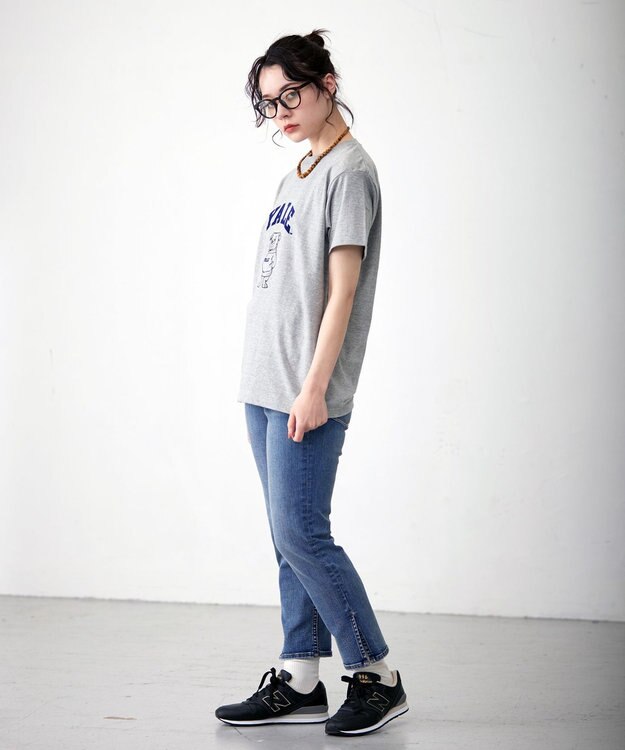 J.PRESS YORK STREET 【UNISEX】YALE × J.PRESS YORK STREET コラボTシャツ ライトグレー系