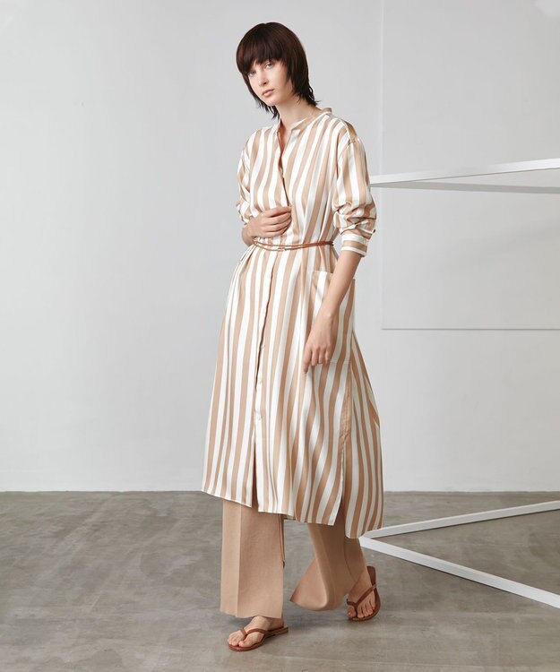 BEIGE， AULNEY / ニットフレアパンツ Cork