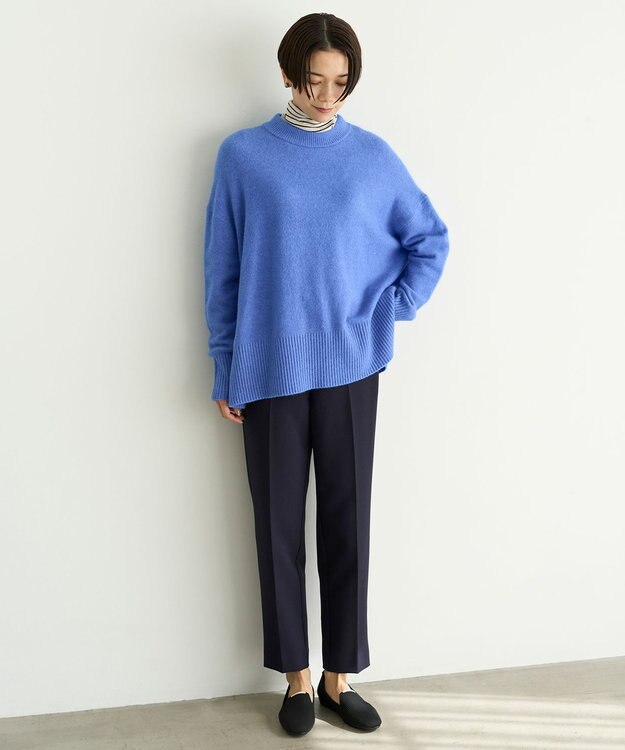 UNFILO ウォームテーパードパンツ ネイビー