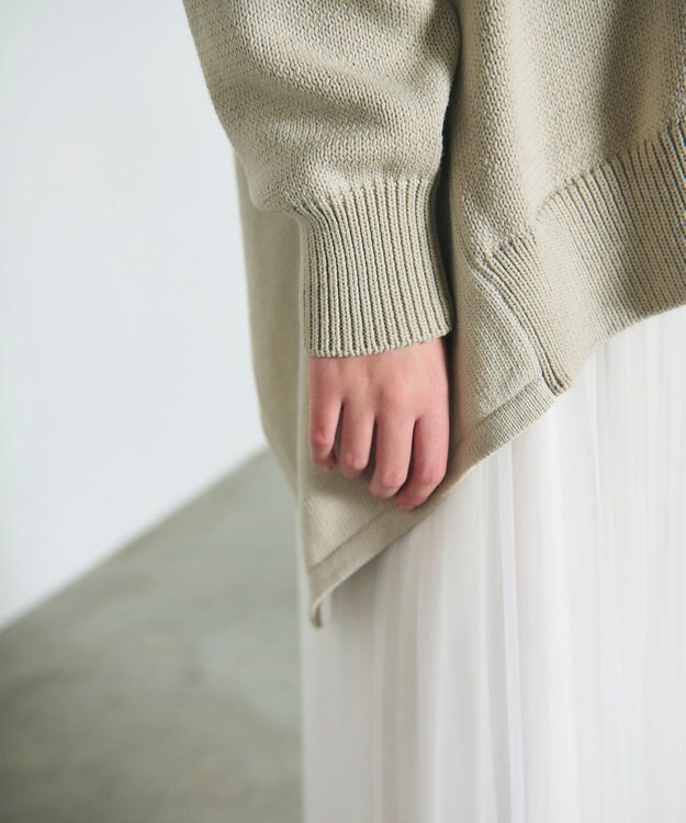 GRACE CONTINENTAL リリヤーンルーズカーディガン グレー