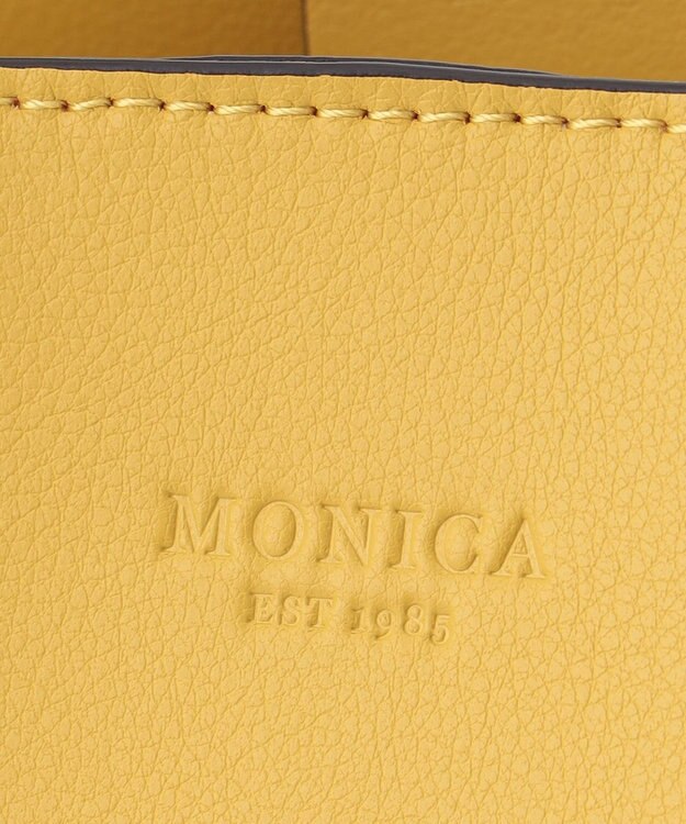 LA BAGAGERIE 【MONICA】ボウタイリボンハンドバッグ イエロー【WEB限定カラー】