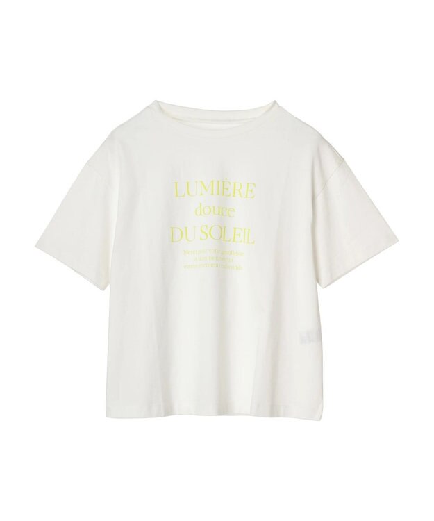 Green Parks フェミニンロゴボックスＴシャツ Light Green
