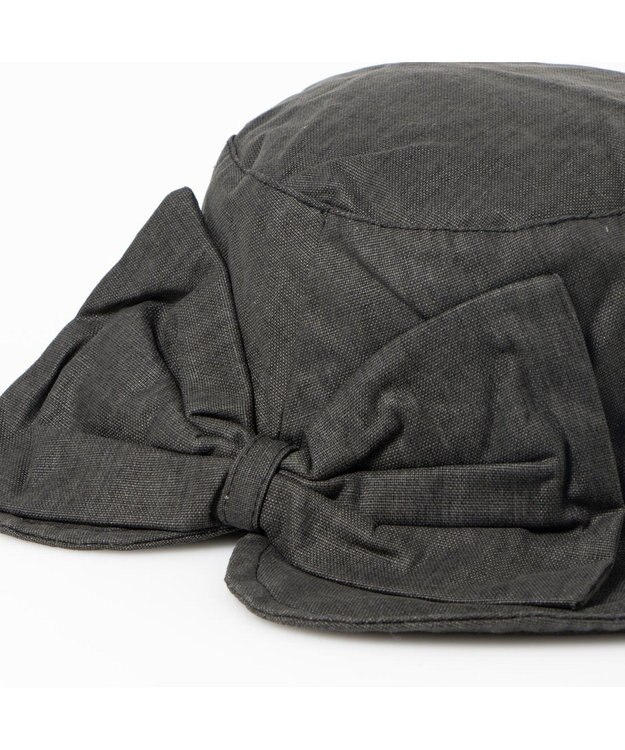 UNBILLION カシュネ cache nez / バックリボンハット ブラック